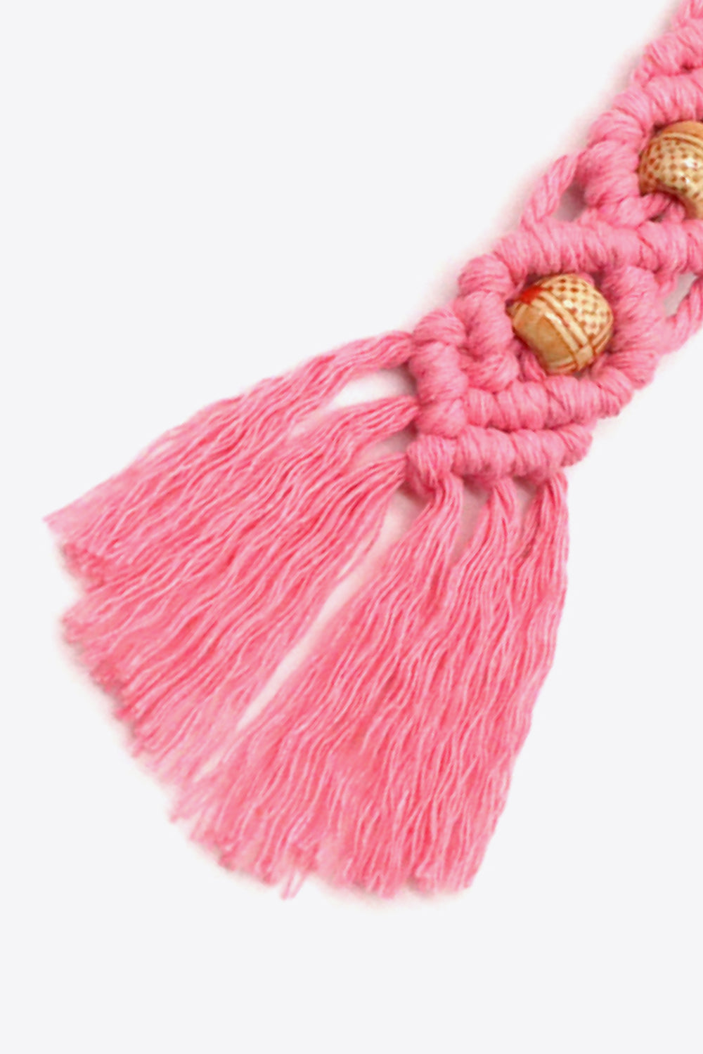 Assorted 4-Pack Handmade Macrame Fringe Keychain Keychains- Doll Fits