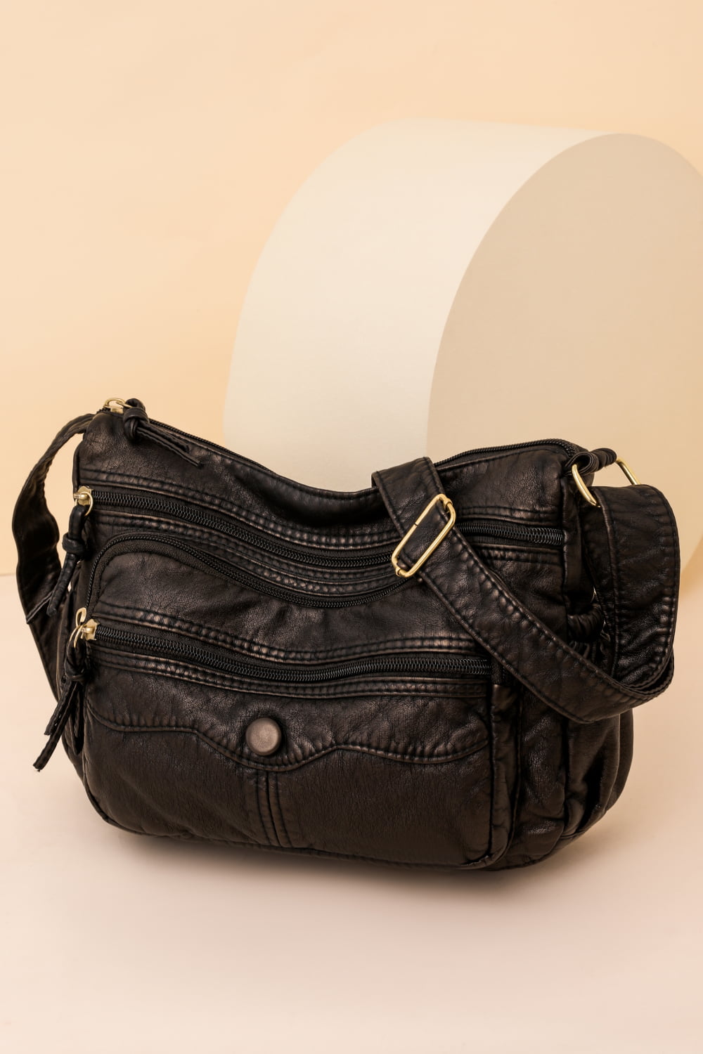 PU Leather Crossbody Bag Handbags- Doll Fits