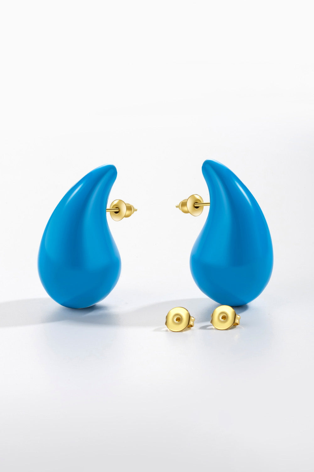 Big Size Water Drop Brass Earrings Earrings- Doll Fits