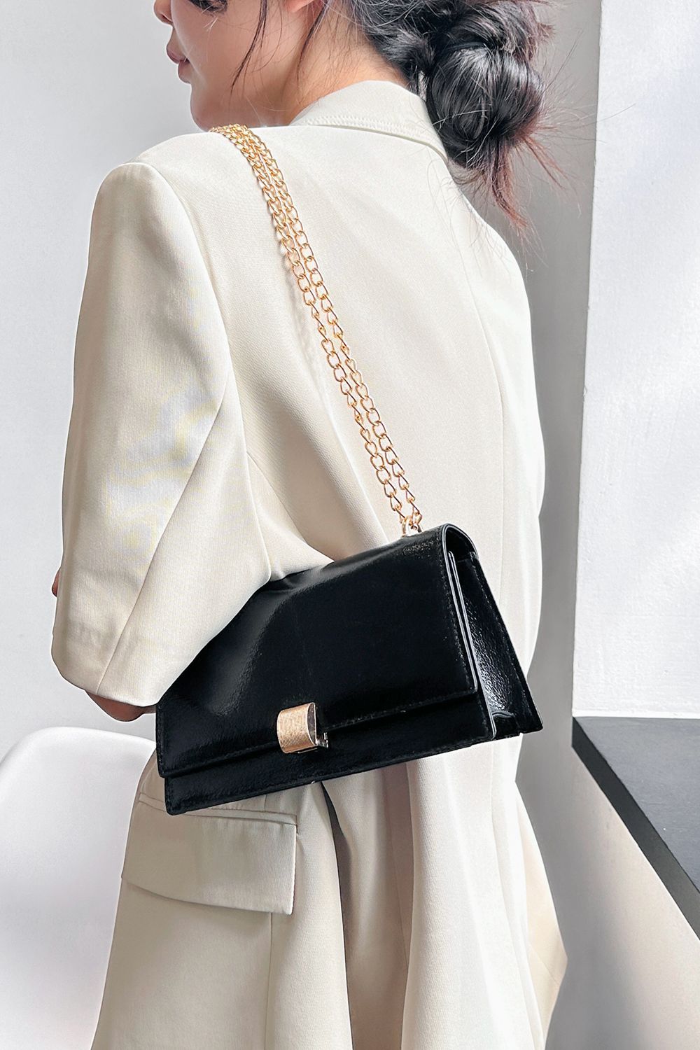 PU Leather Crossbody Bag - Doll Fits