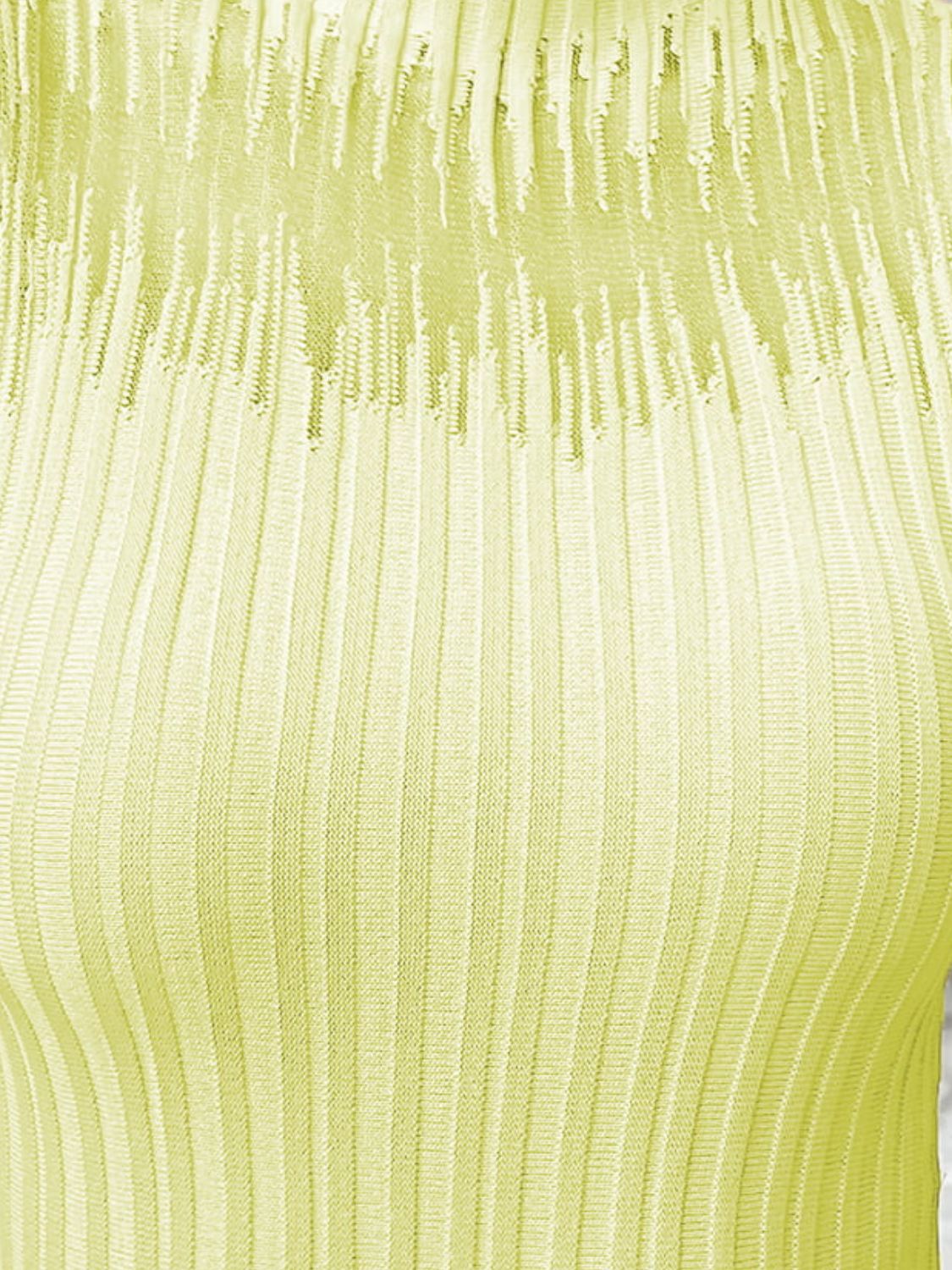 Mock Neck Ribbed Knit Tank Shirts & Tops- Doll Fits