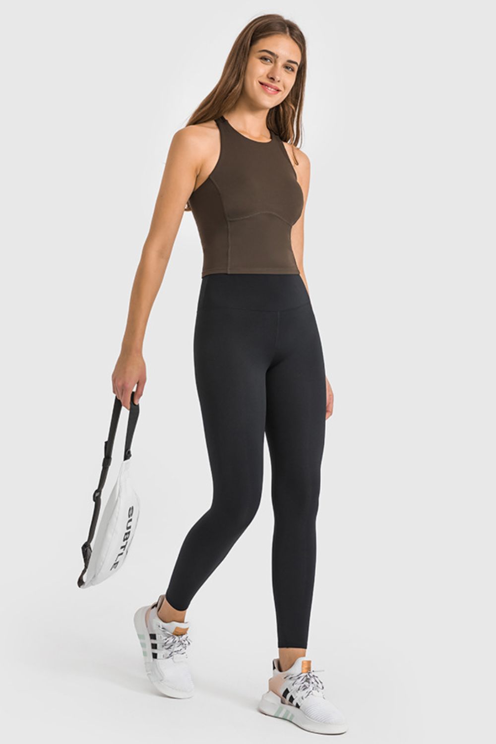 High Waist Ankle-Length Yoga Leggings Activewear- Doll Fits