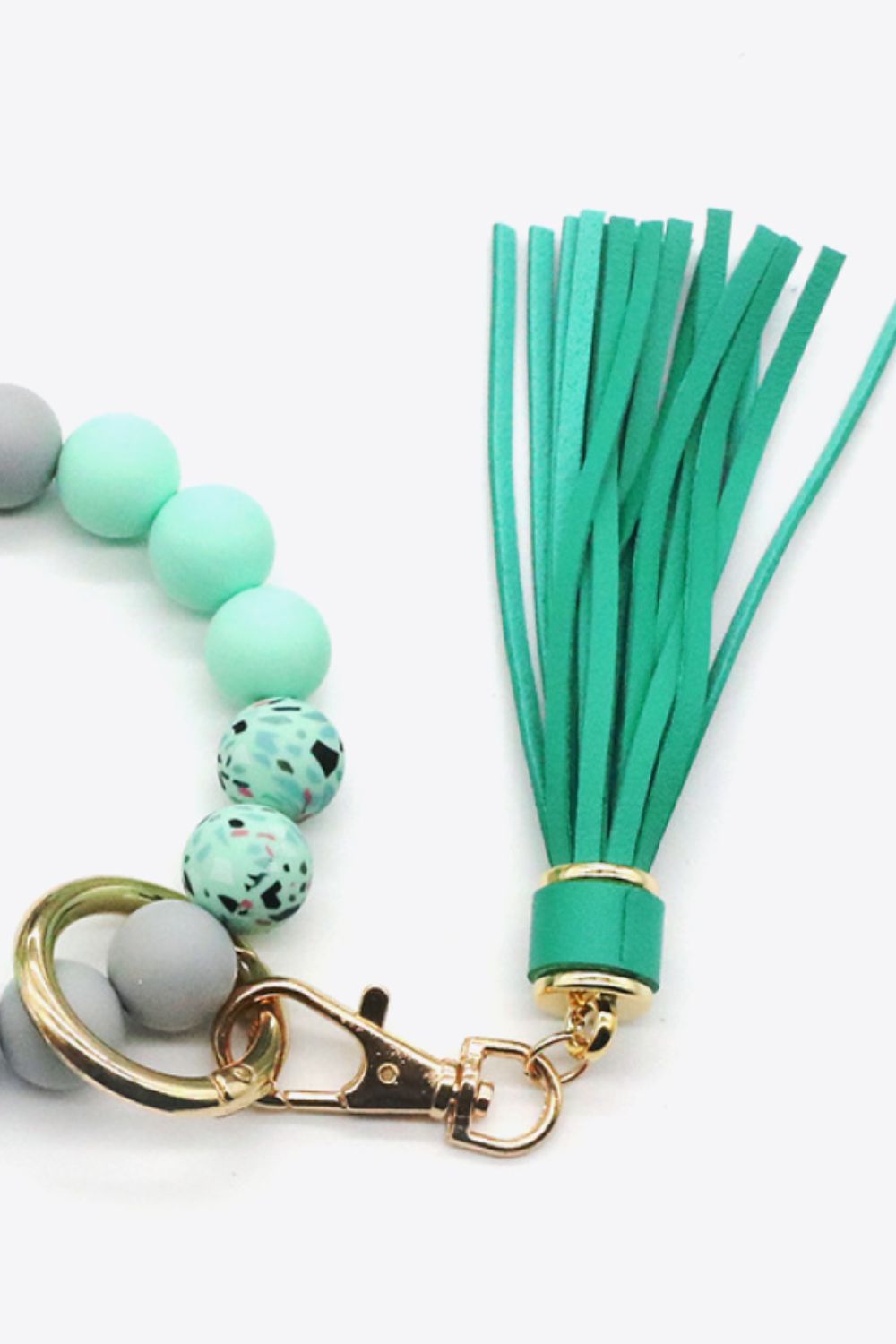 Assorted 2-Pack Multicolored Beaded Tassel Keychain Keychains- Doll Fits