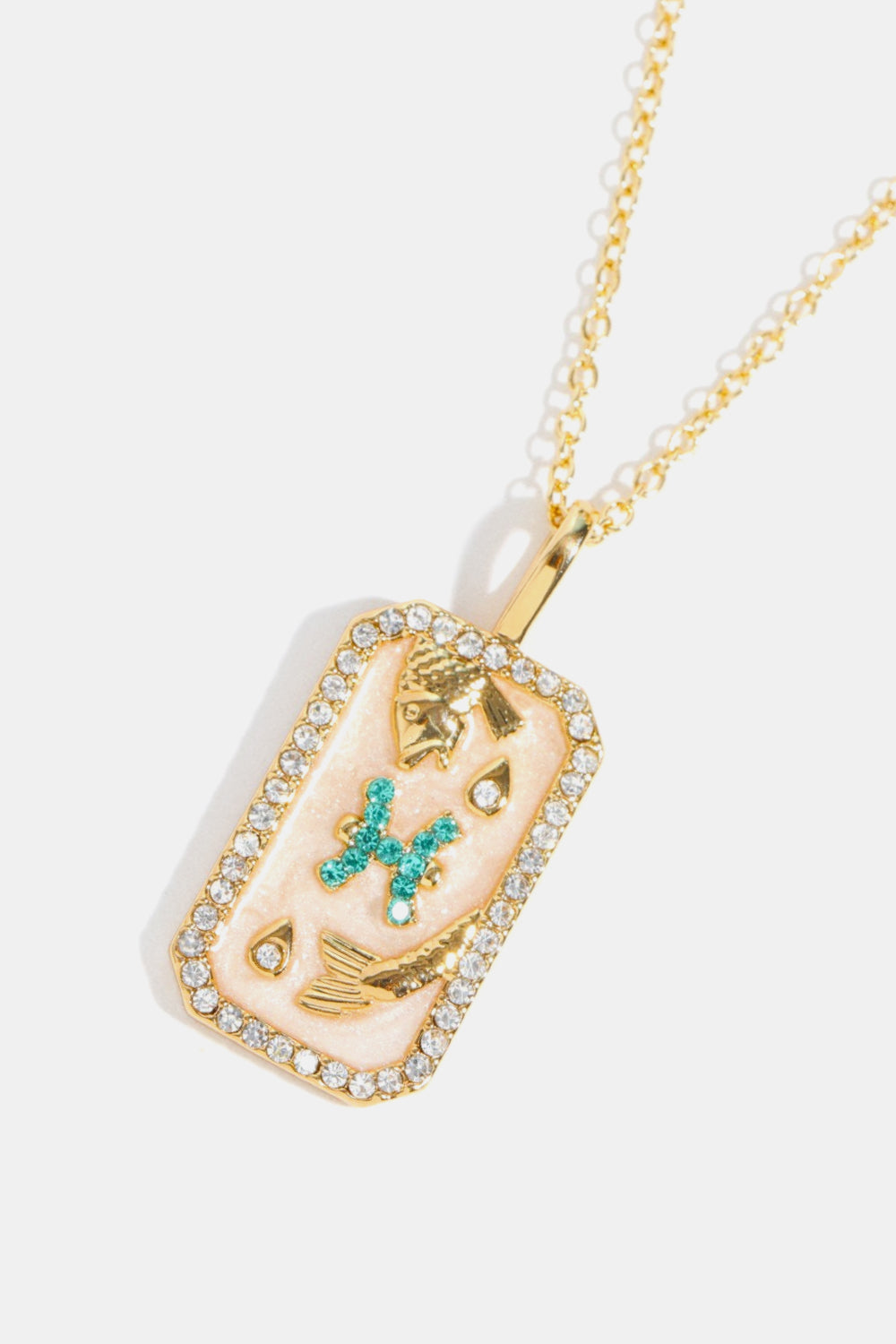 Rhinestone Constellation Pendant Copper Necklace Necklaces- Doll Fits