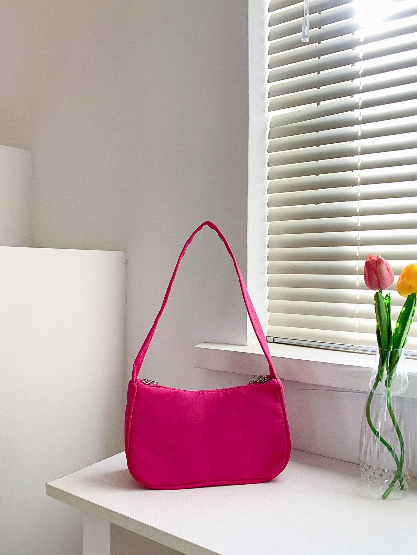 Butterfly Charm Polyester Hand Bag Handbags- Doll Fits