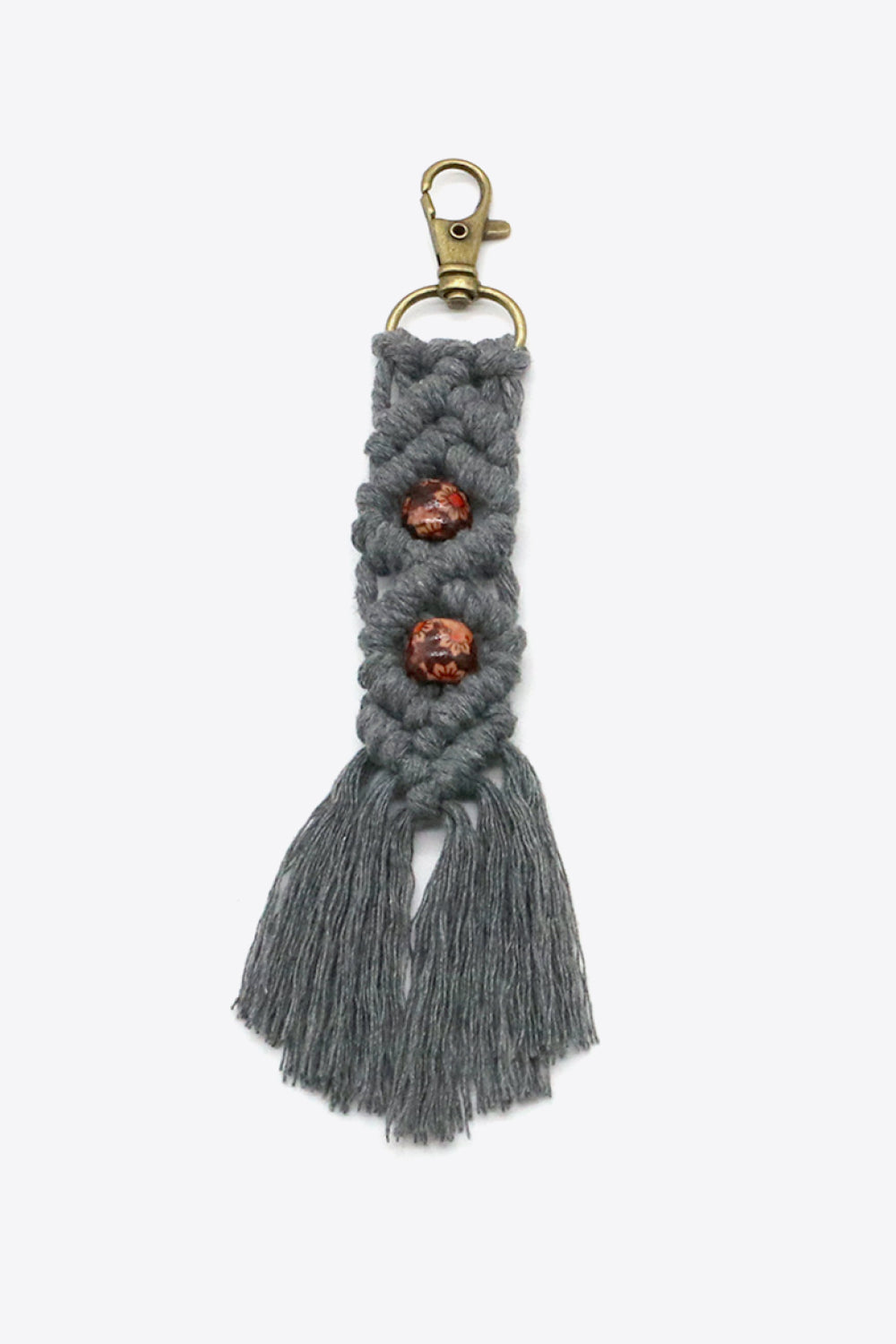 Assorted 4-Pack Handmade Macrame Fringe Keychain Keychains- Doll Fits