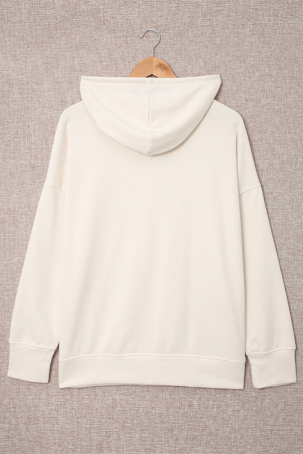 Drop Shoulder Hoodie with Slit Shirts & Tops- Doll Fits