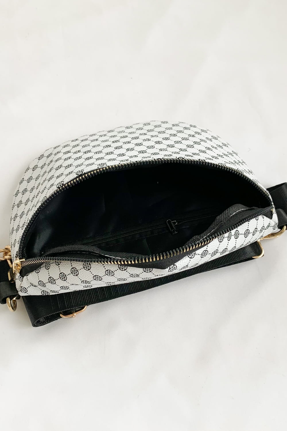 Printed PU Leather Sling Bag - Doll Fits