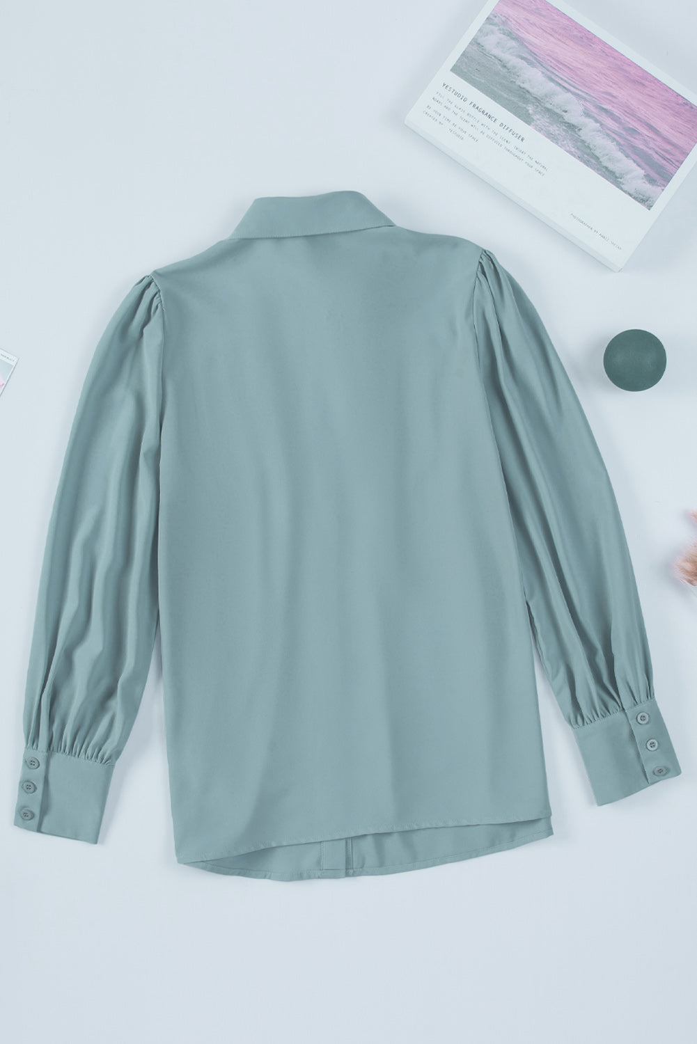 Gathered Detail Puff Sleeve Shirt Shirts & Tops- Doll Fits