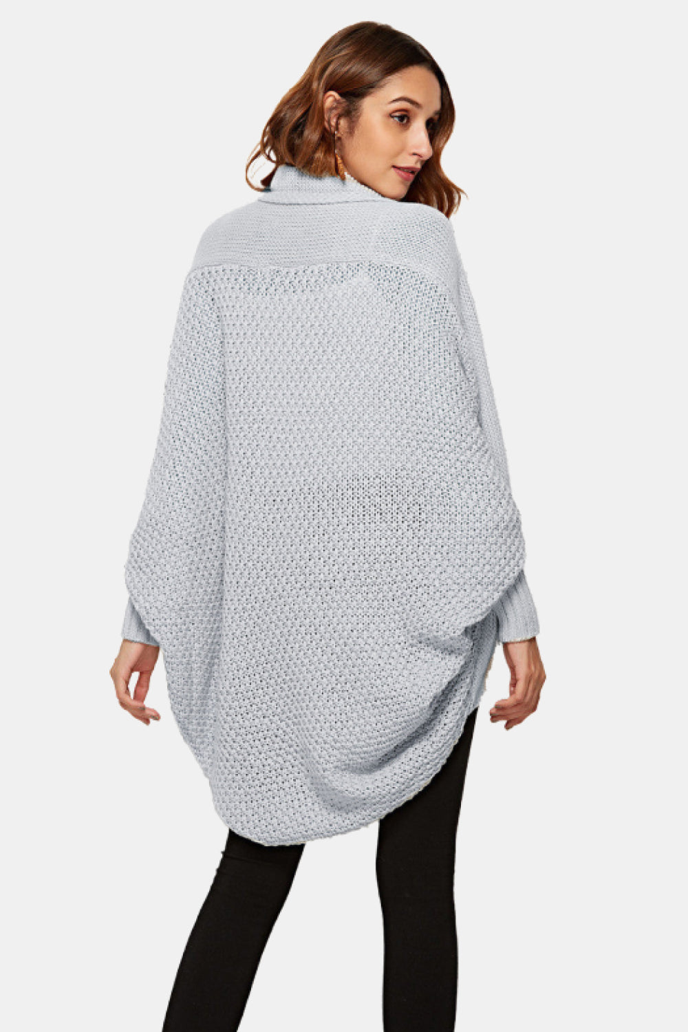 Open Front Dolman Sleeve Longline Cardigan Shirts & Tops- Doll Fits