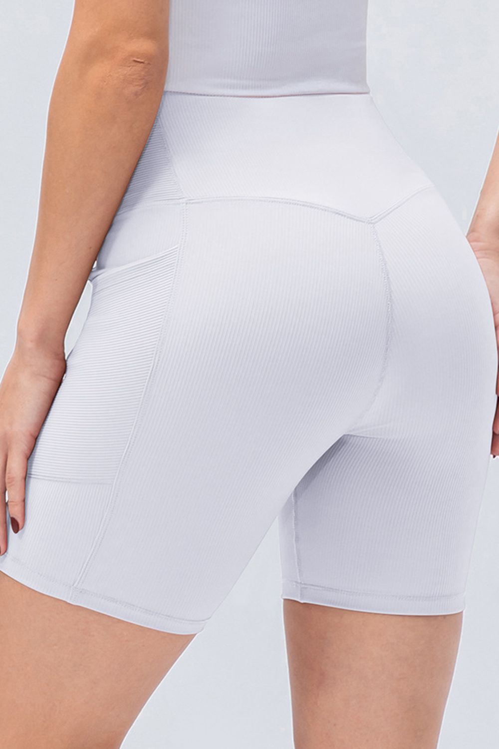 Slim Fit V-Waistband Sports Shorts Activewear- Doll Fits