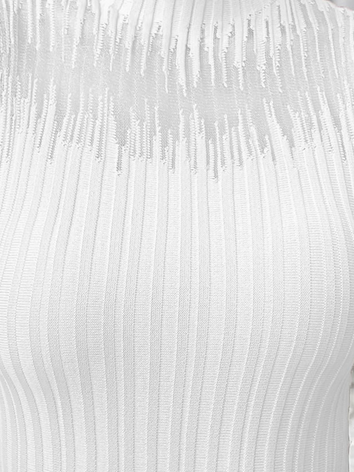 Mock Neck Ribbed Knit Tank Shirts & Tops- Doll Fits