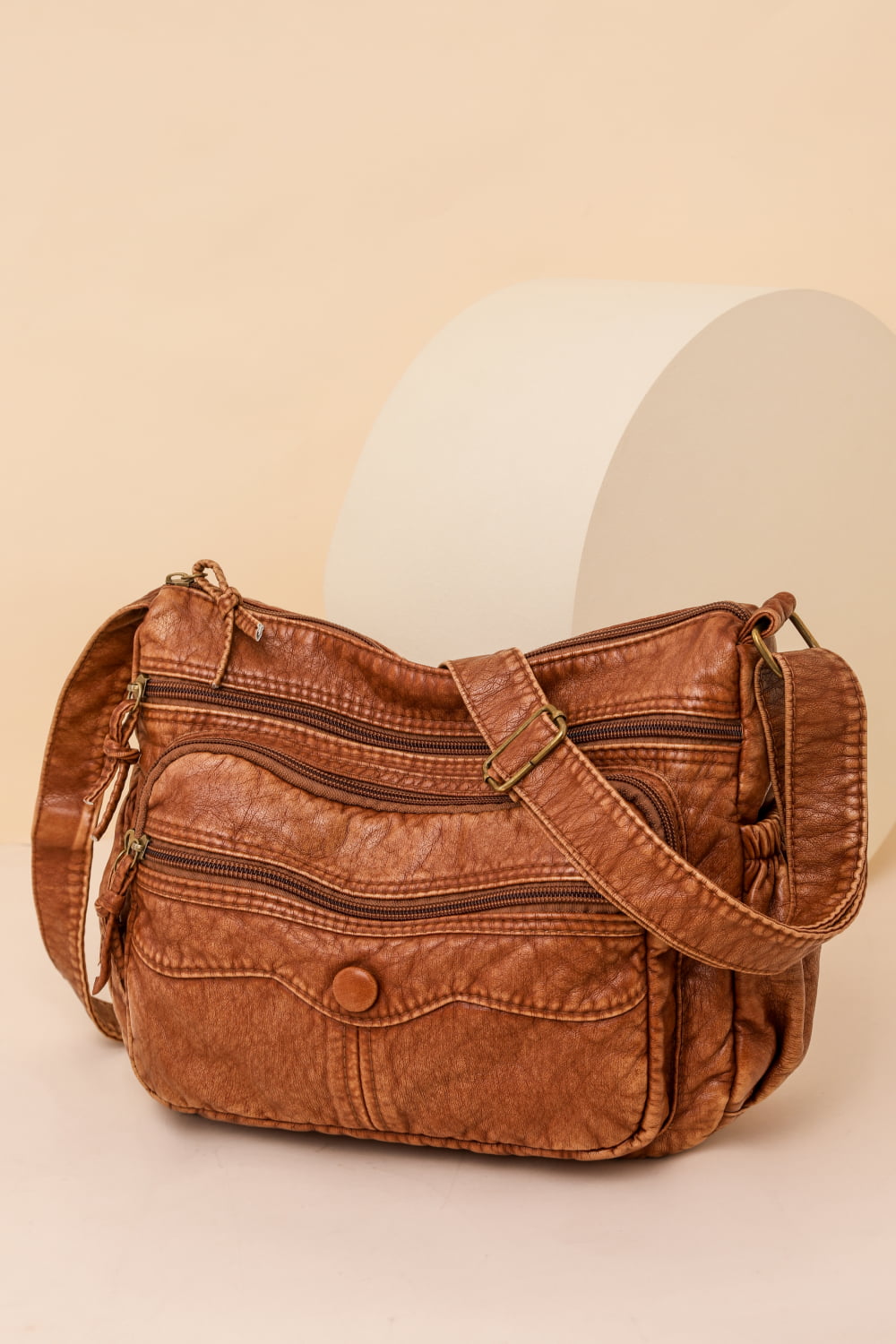 PU Leather Crossbody Bag Handbags- Doll Fits