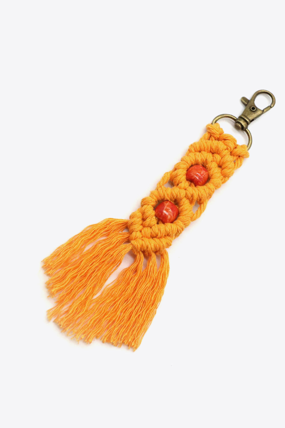 Assorted 4-Pack Handmade Macrame Fringe Keychain Keychains- Doll Fits