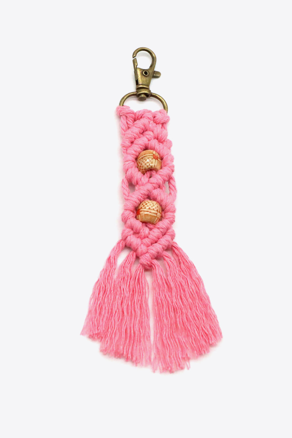 Assorted 4-Pack Handmade Macrame Fringe Keychain Keychains- Doll Fits