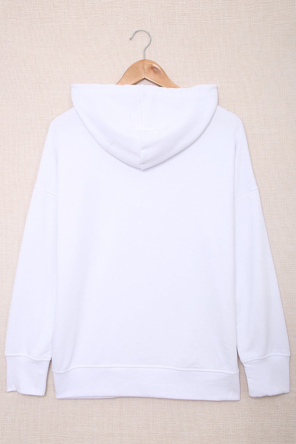Drop Shoulder Hoodie with Slit Shirts & Tops- Doll Fits