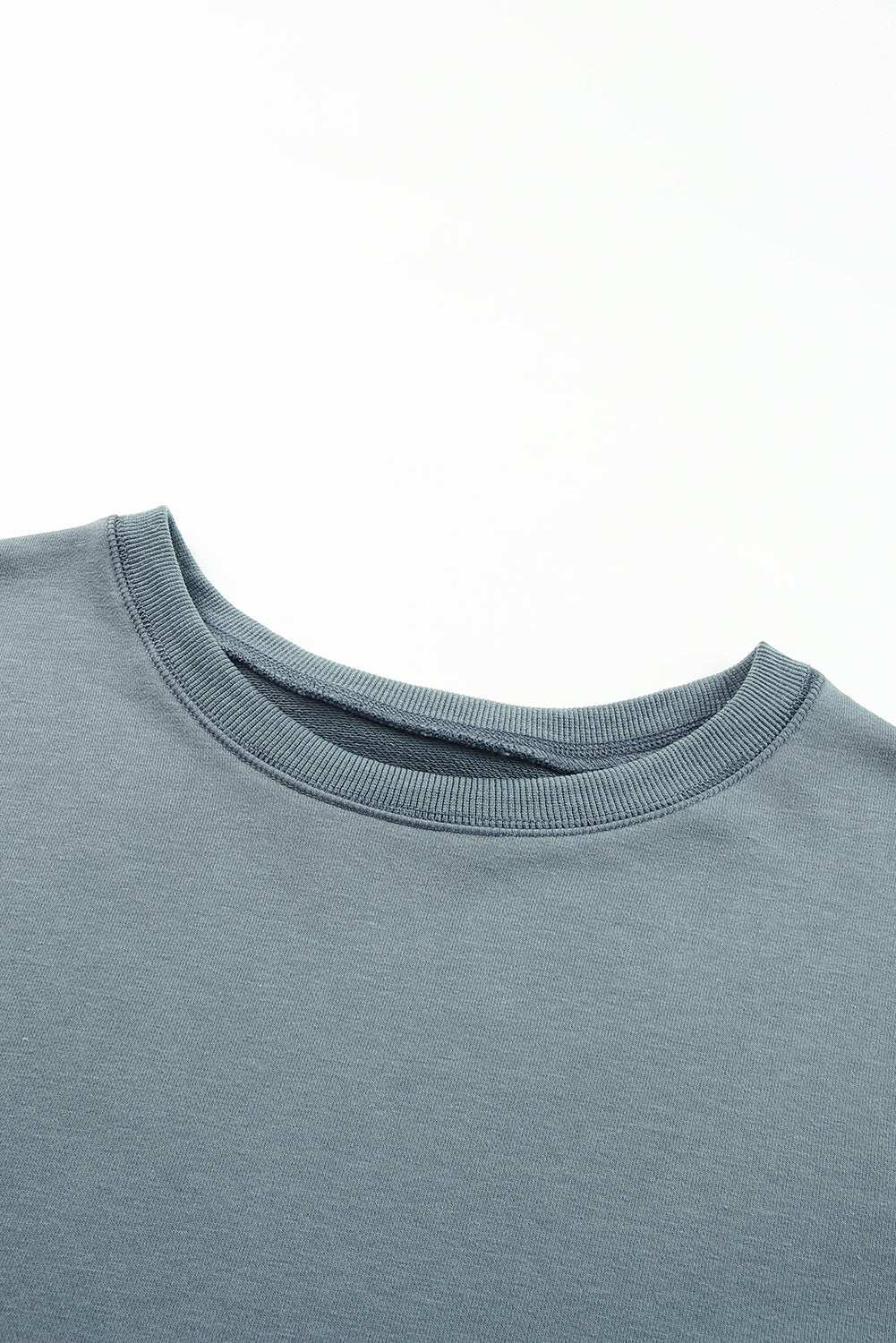 Side Slit Drop Shoulder Sweatshirt Shirts & Tops- Doll Fits
