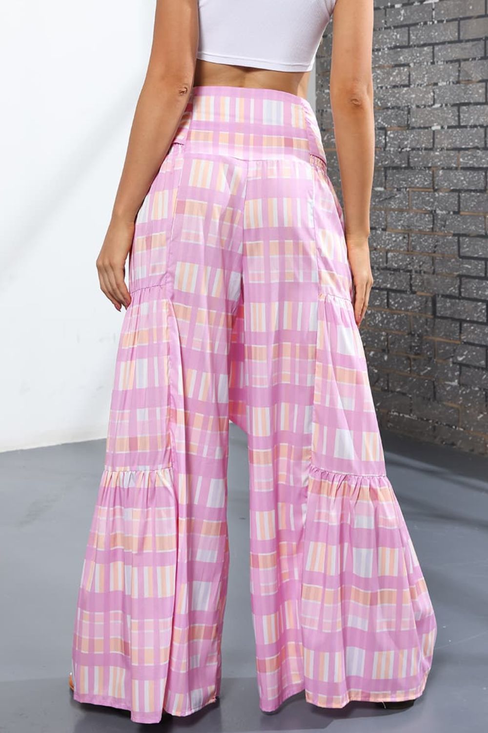 Printed High-Rise Tied Culottes - Doll Fits