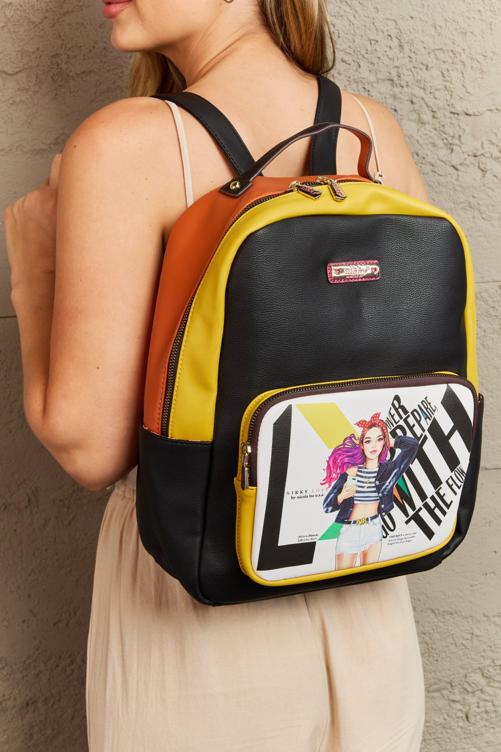 Nicole Lee USA Nikky Fashion Backpack - Doll Fits