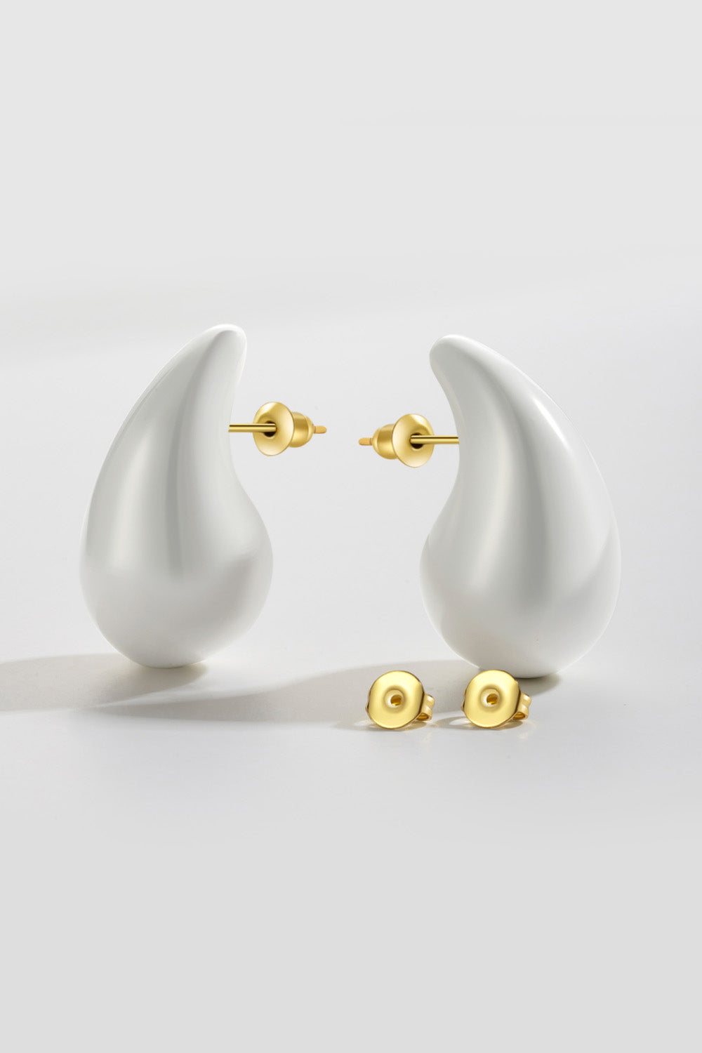 Big Size Water Drop Brass Earrings Earrings- Doll Fits