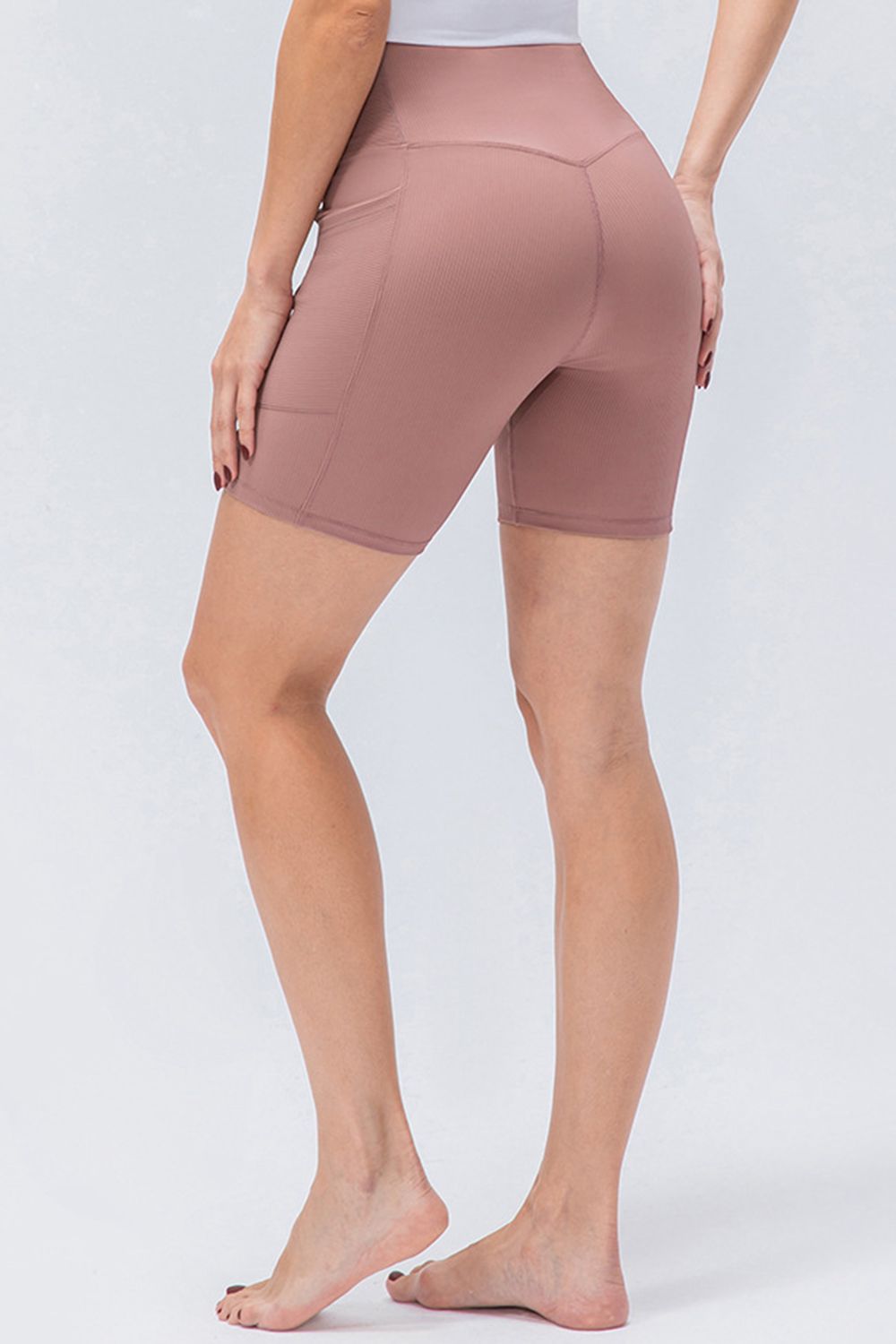 Slim Fit V-Waistband Sports Shorts Activewear- Doll Fits