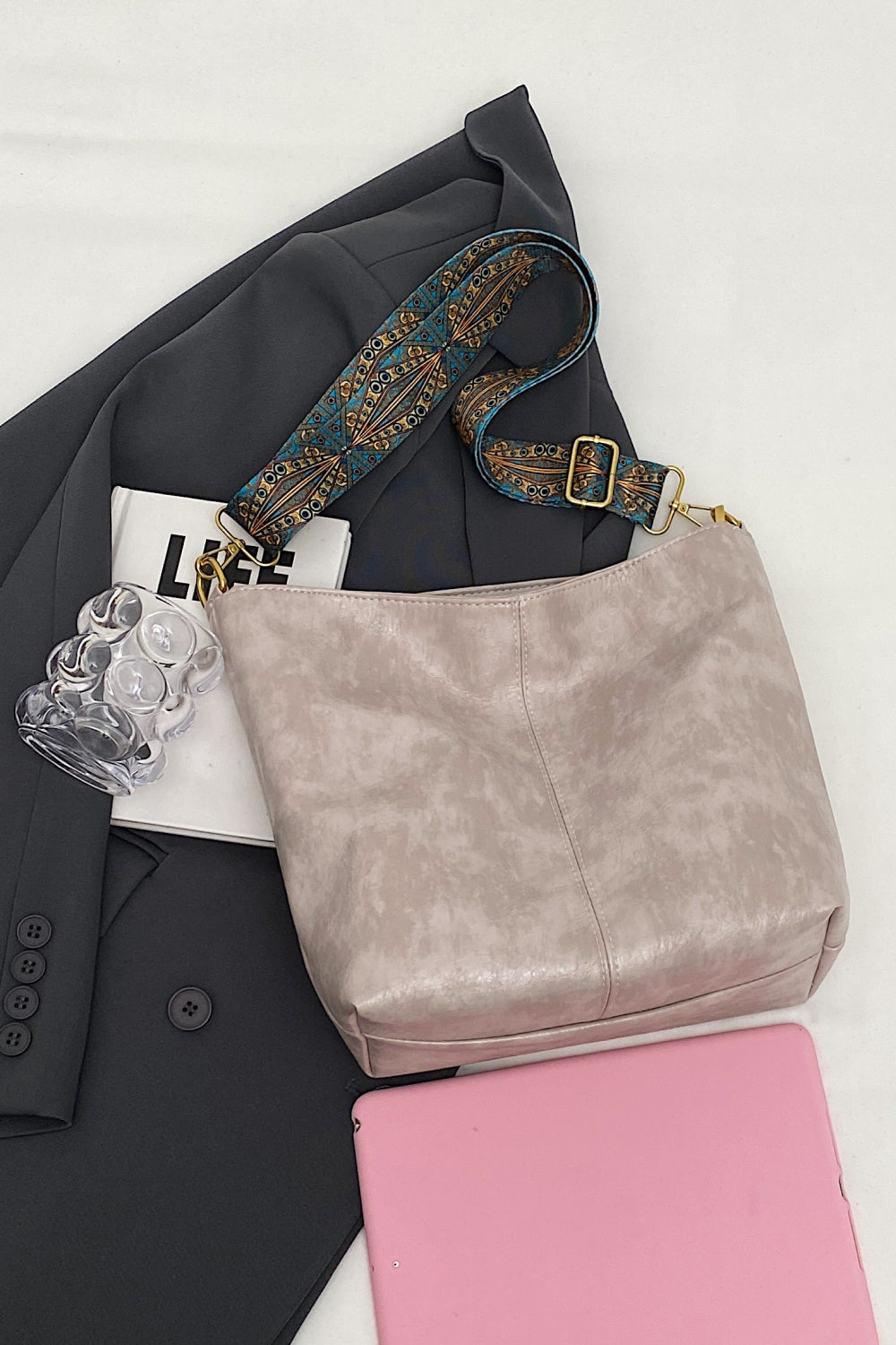 PU Leather Shoulder Bag Handbags- Doll Fits