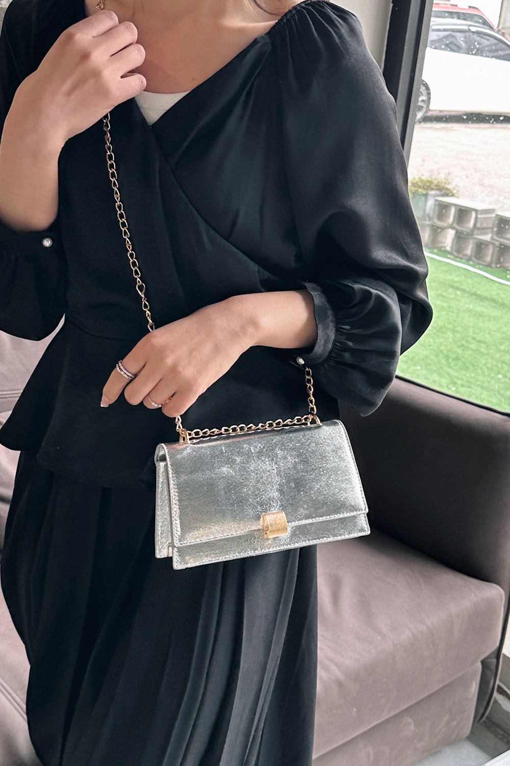 PU Leather Crossbody Bag - Doll Fits