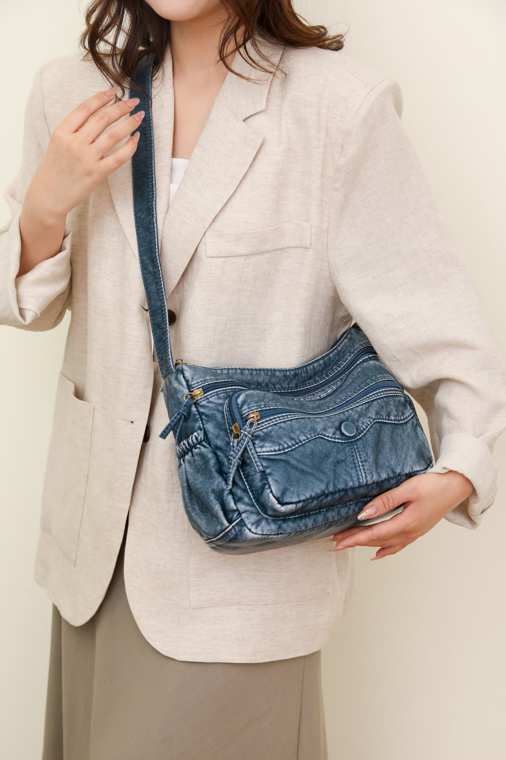 PU Leather Crossbody Bag Handbags- Doll Fits
