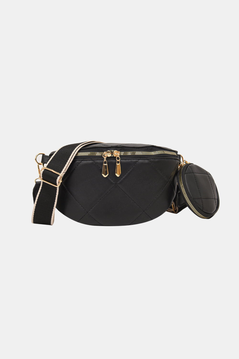 PU Leather Sling Bag with Small Purse Handbags- Doll Fits
