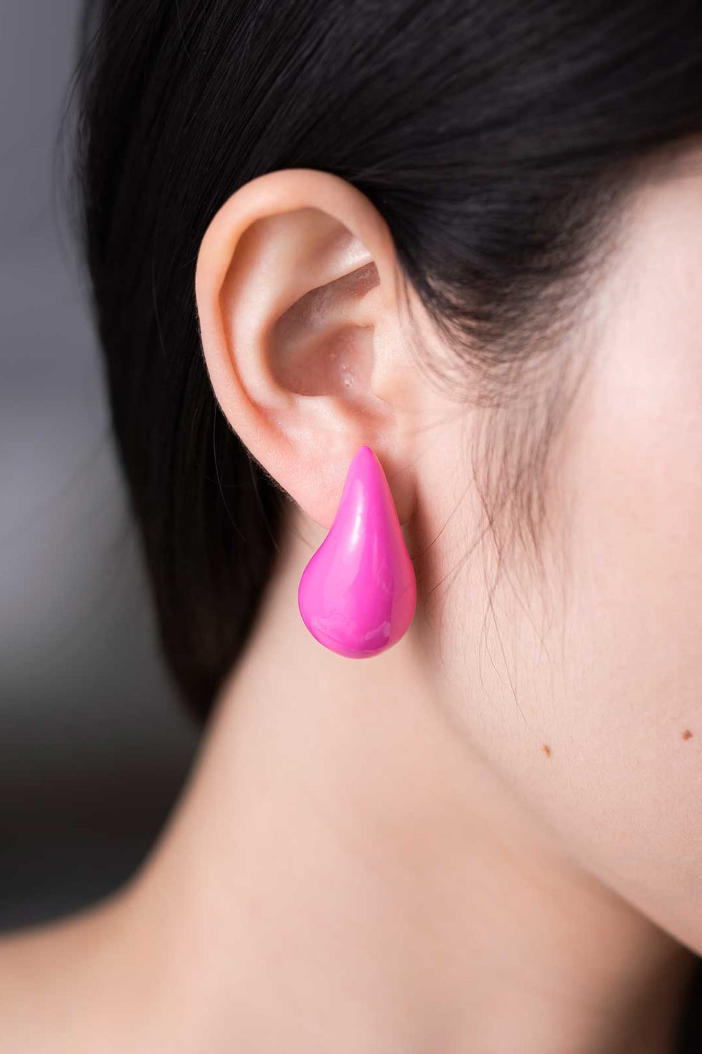 Big Size Water Drop Brass Earrings Earrings- Doll Fits