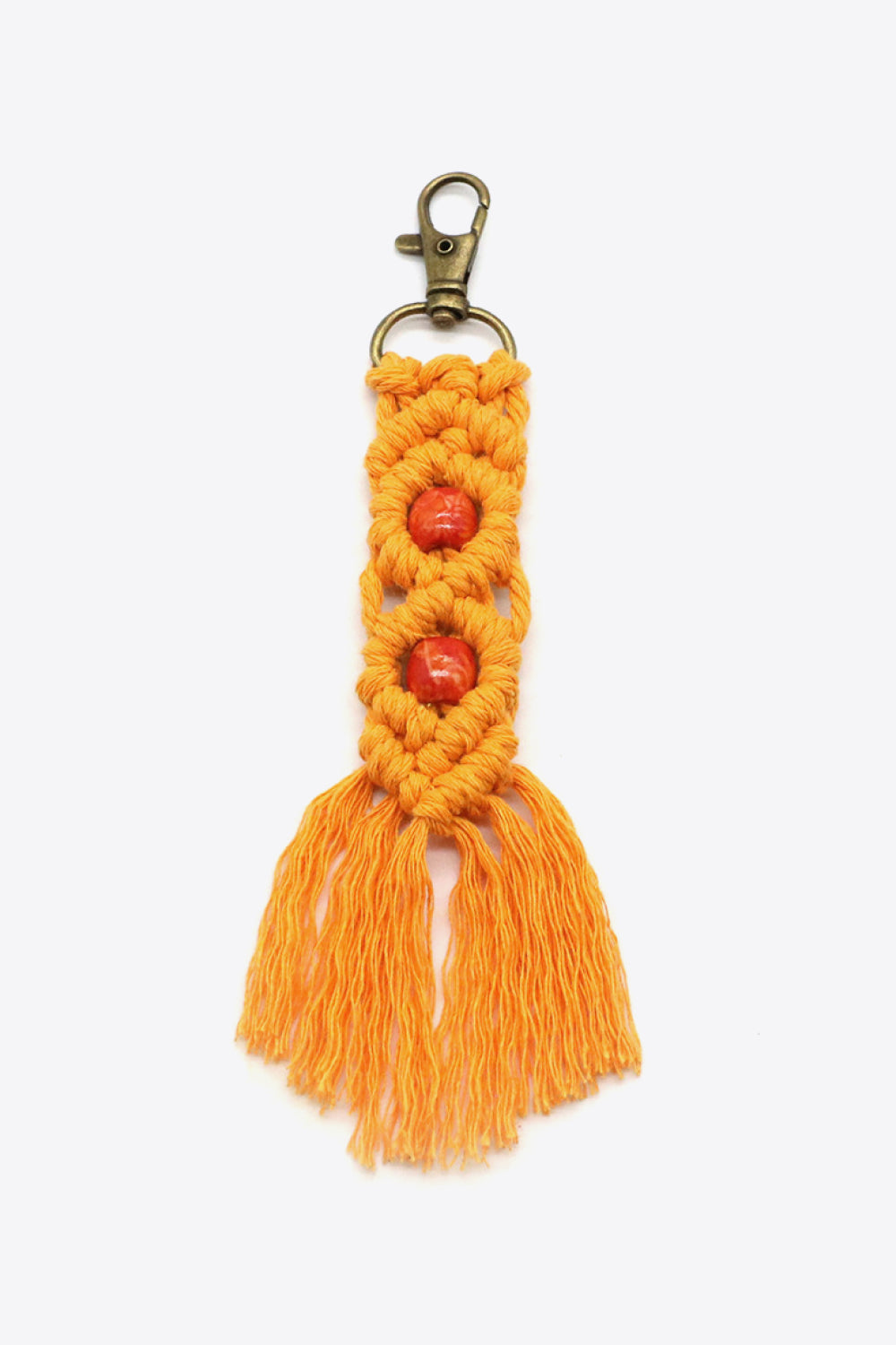 Assorted 4-Pack Handmade Macrame Fringe Keychain Keychains- Doll Fits