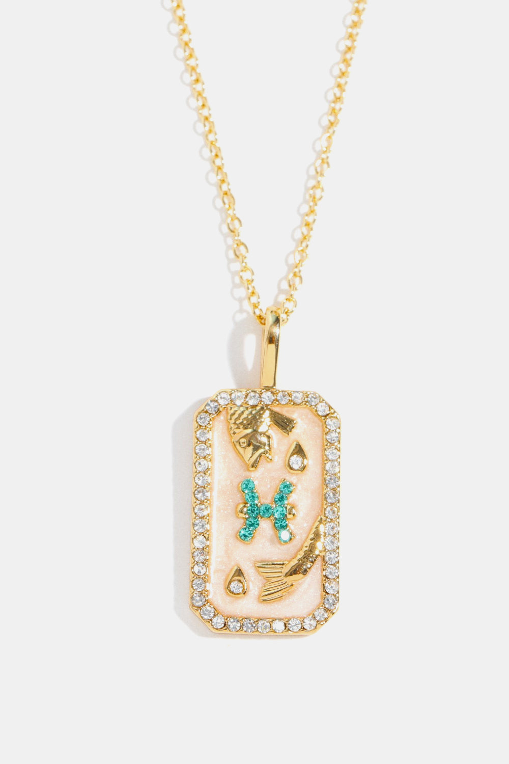 Rhinestone Constellation Pendant Copper Necklace Necklaces- Doll Fits
