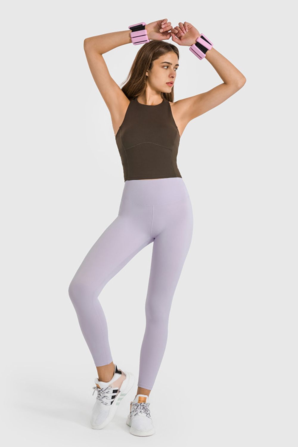 High Waist Ankle-Length Yoga Leggings Activewear- Doll Fits