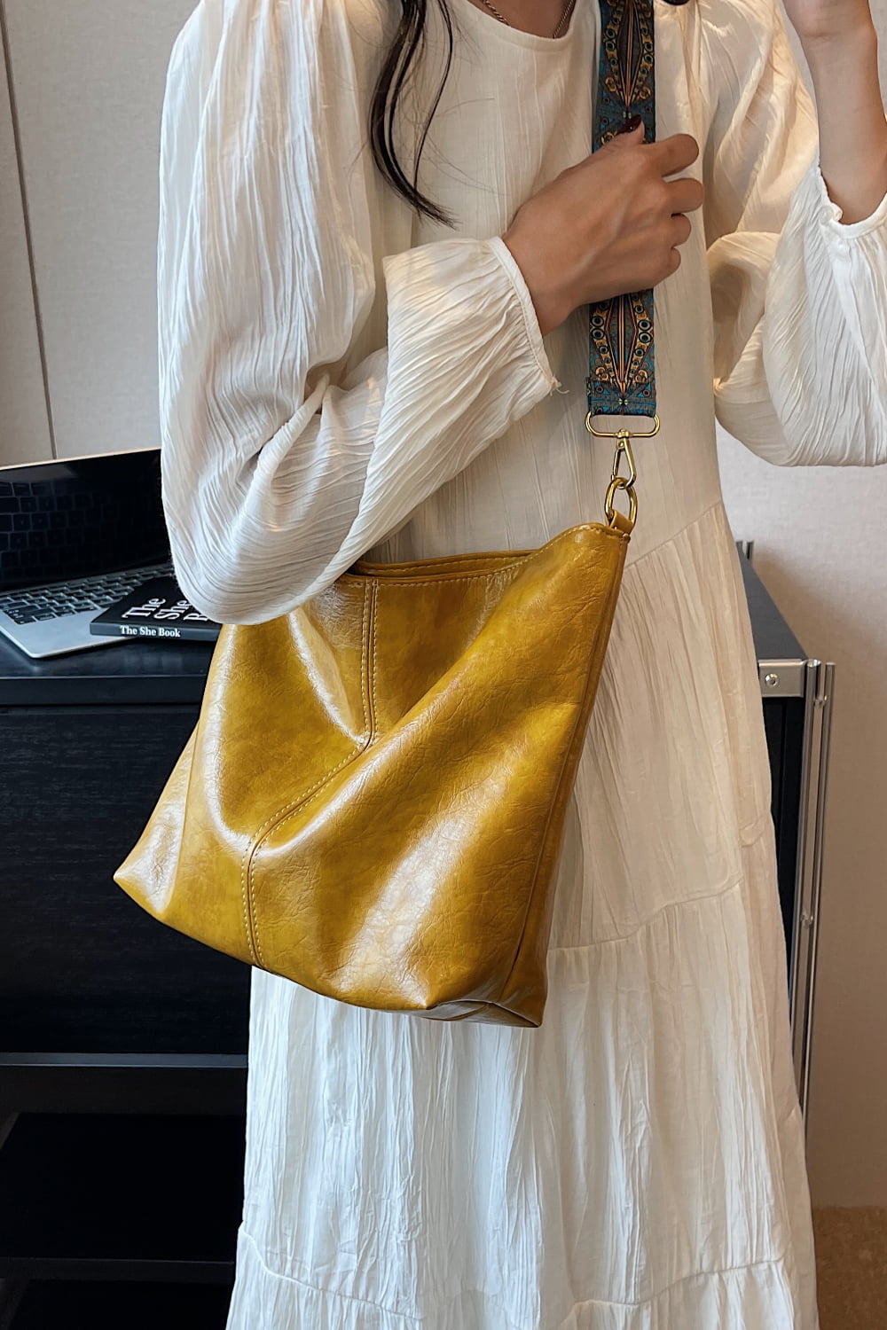 PU Leather Shoulder Bag Handbags- Doll Fits