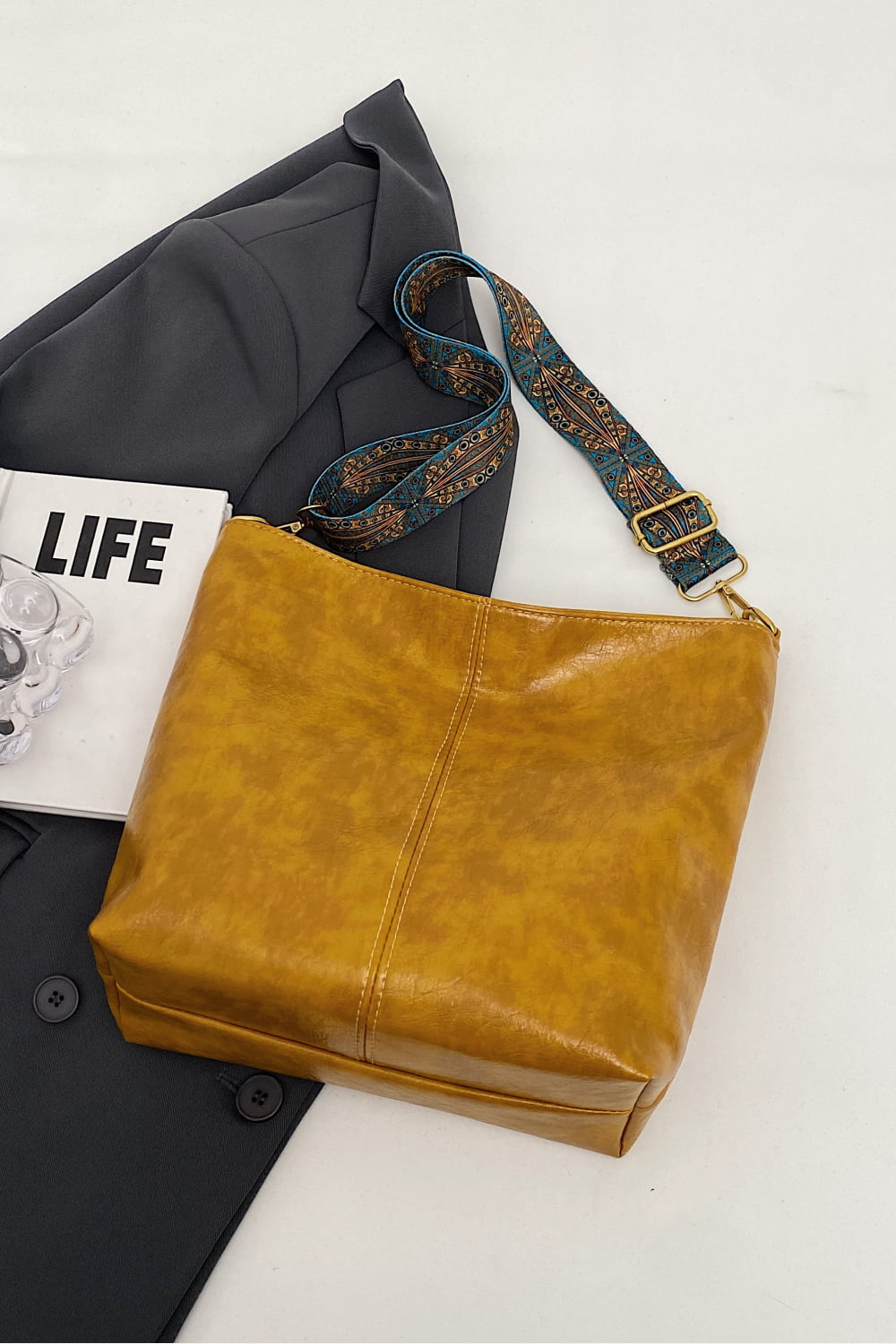 PU Leather Shoulder Bag Handbags- Doll Fits