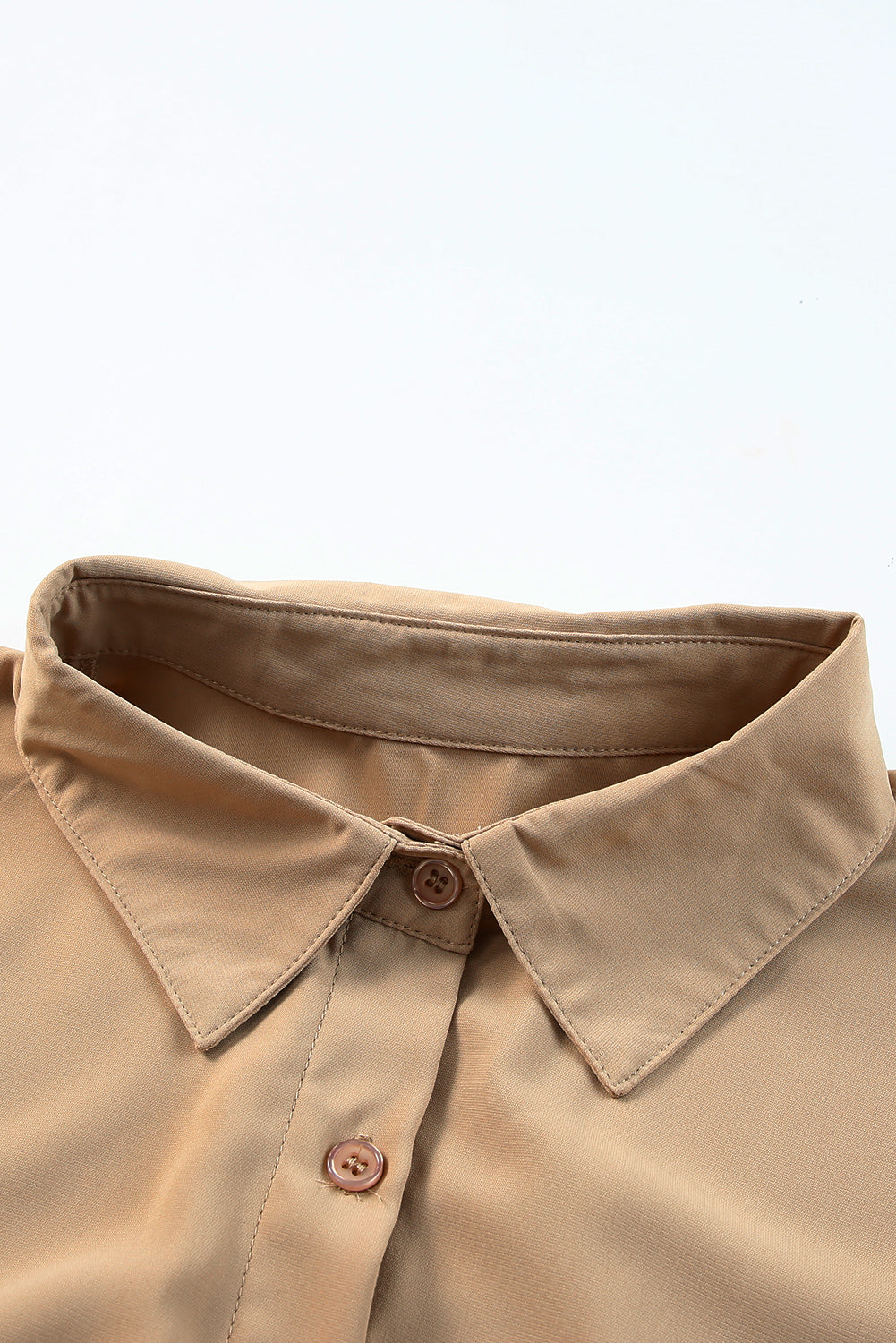 Three-Quarter Sleeve Slit Shirt Shirts & Tops- Doll Fits
