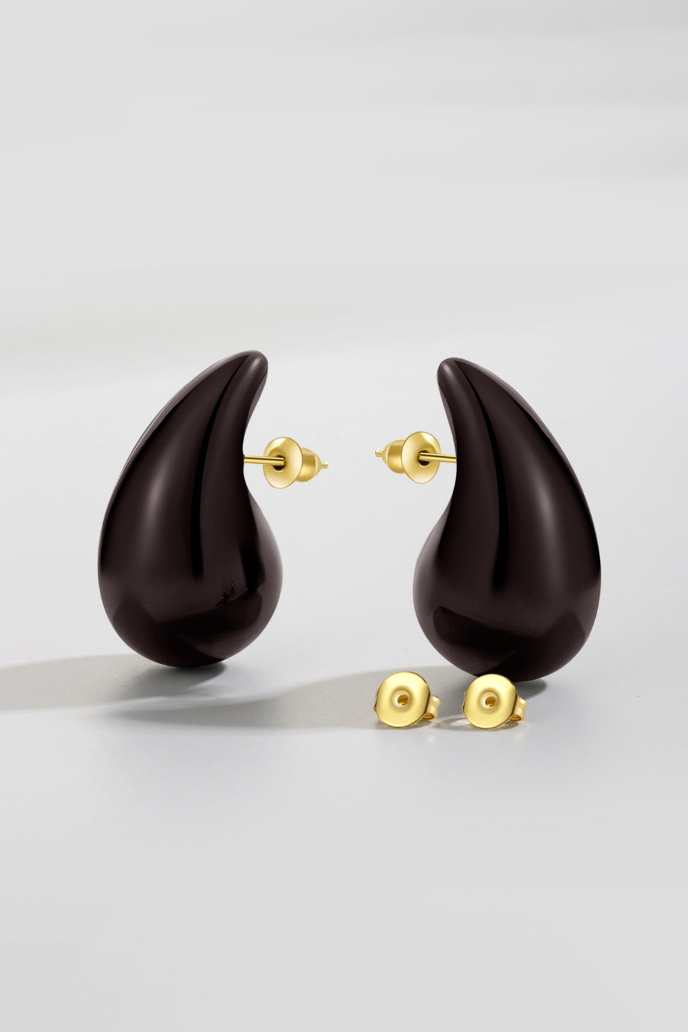 Big Size Water Drop Brass Earrings Earrings- Doll Fits