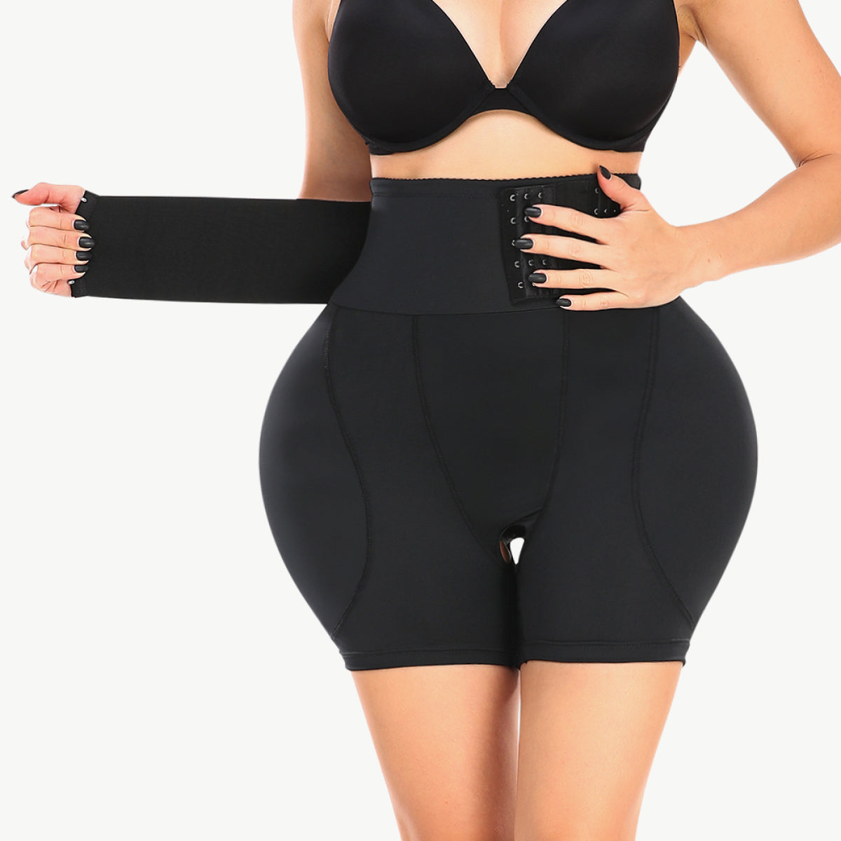 Full Size Removable Pad Shaping Shorts  Shapewear- Doll Fits