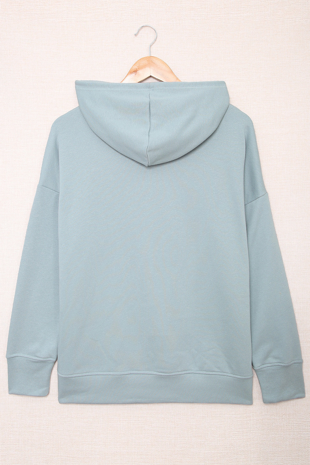 Drop Shoulder Hoodie with Slit Shirts & Tops- Doll Fits