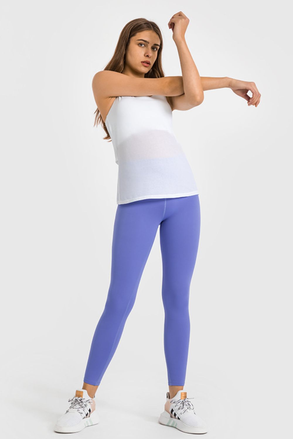 High Waist Ankle-Length Yoga Leggings Activewear- Doll Fits
