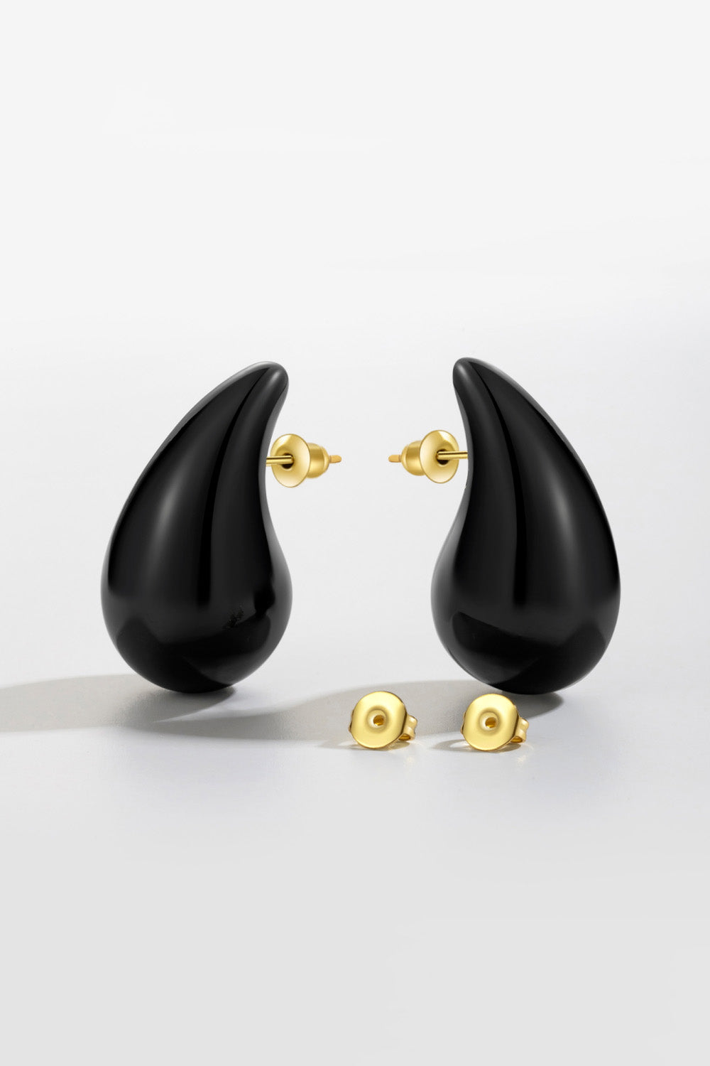 Big Size Water Drop Brass Earrings Earrings- Doll Fits