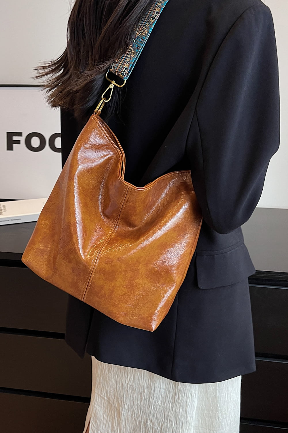 PU Leather Shoulder Bag Handbags- Doll Fits