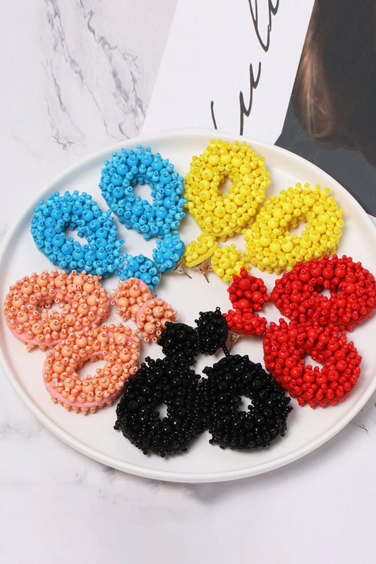 Beaded Dangle Earrings  Earrings- Doll Fits