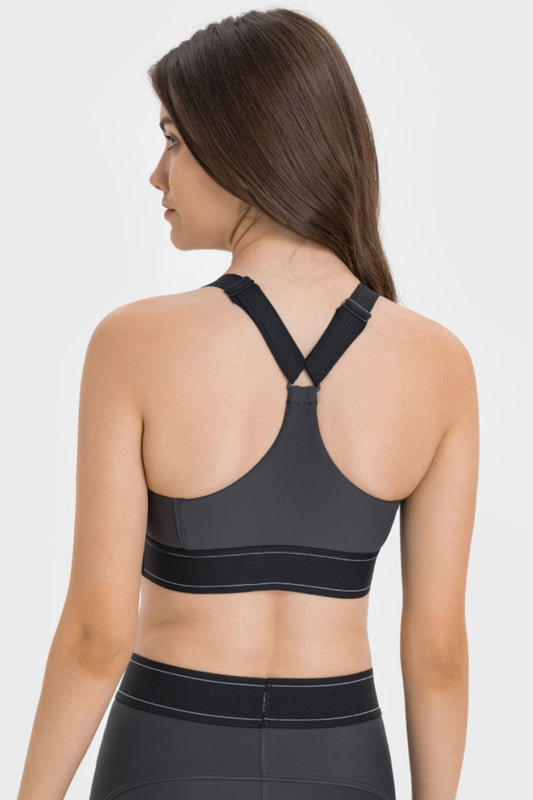 Contrast Sports Bra  Activewear- Doll Fits