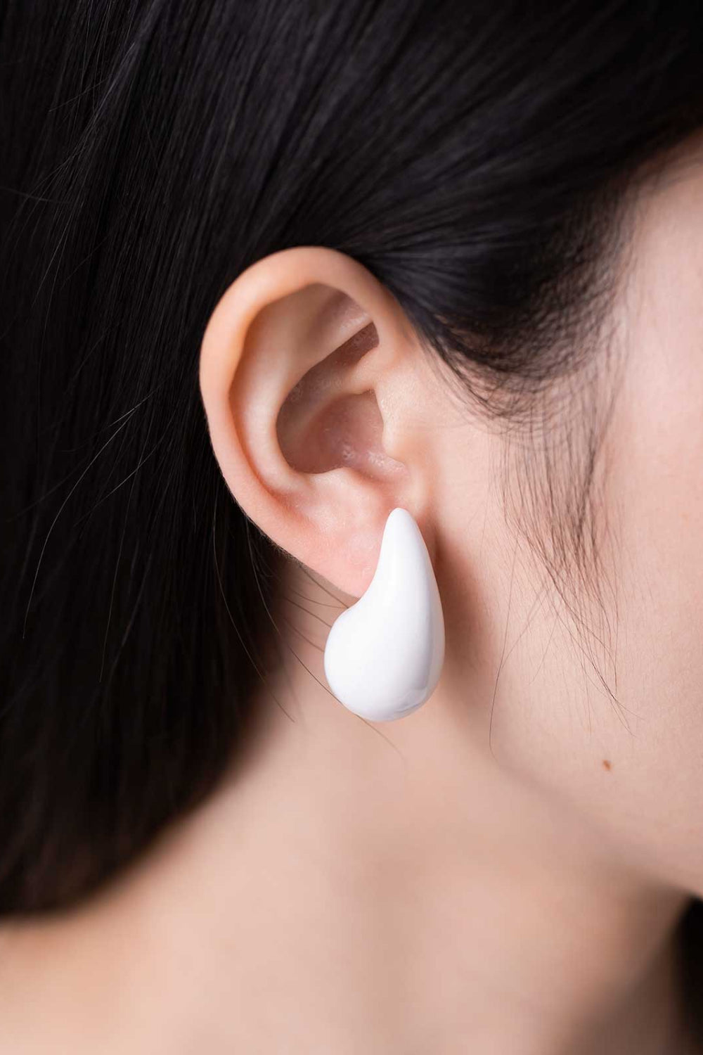 Big Size Water Drop Brass Earrings Earrings- Doll Fits