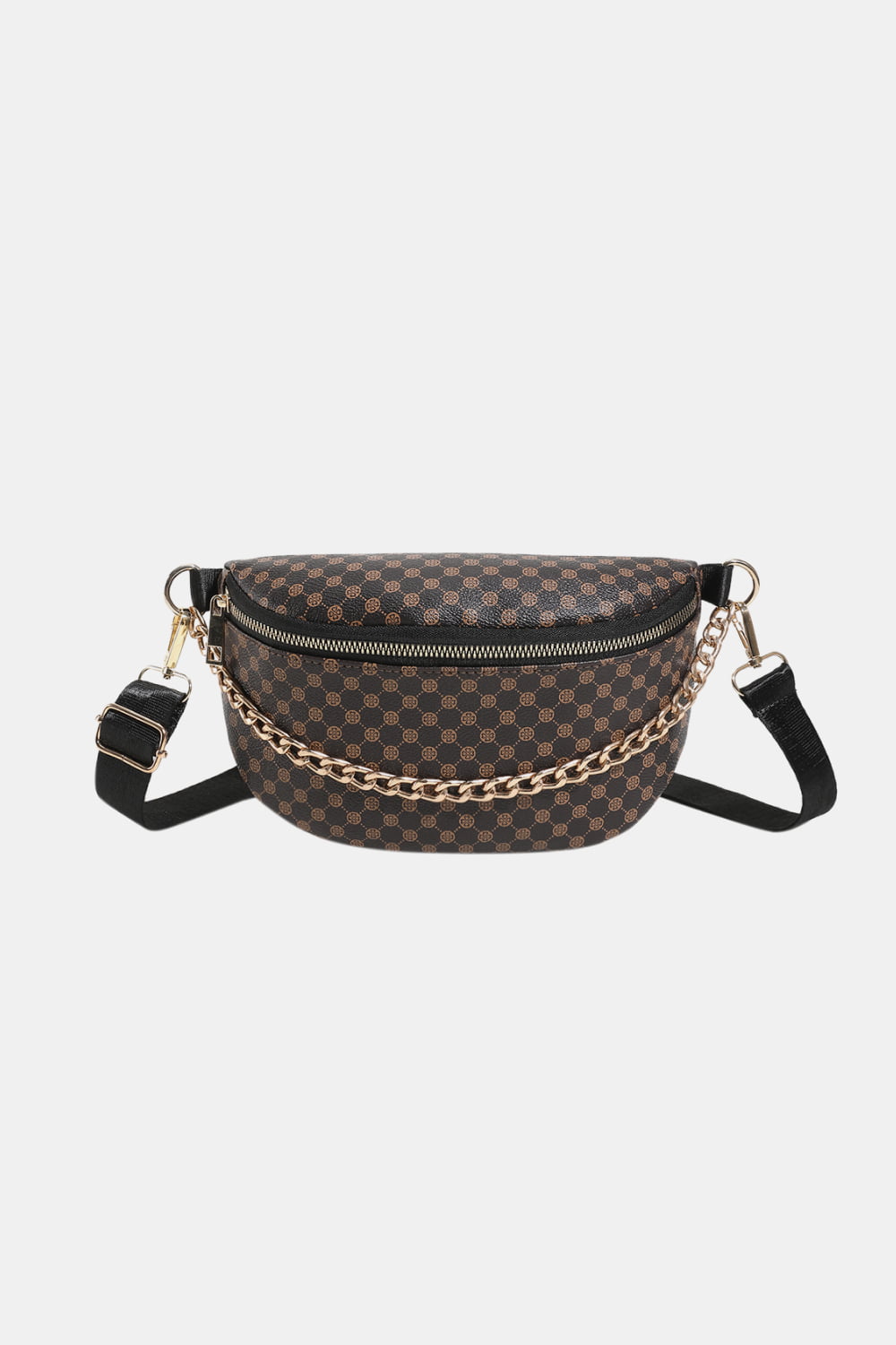 Printed PU Leather Sling Bag - Doll Fits