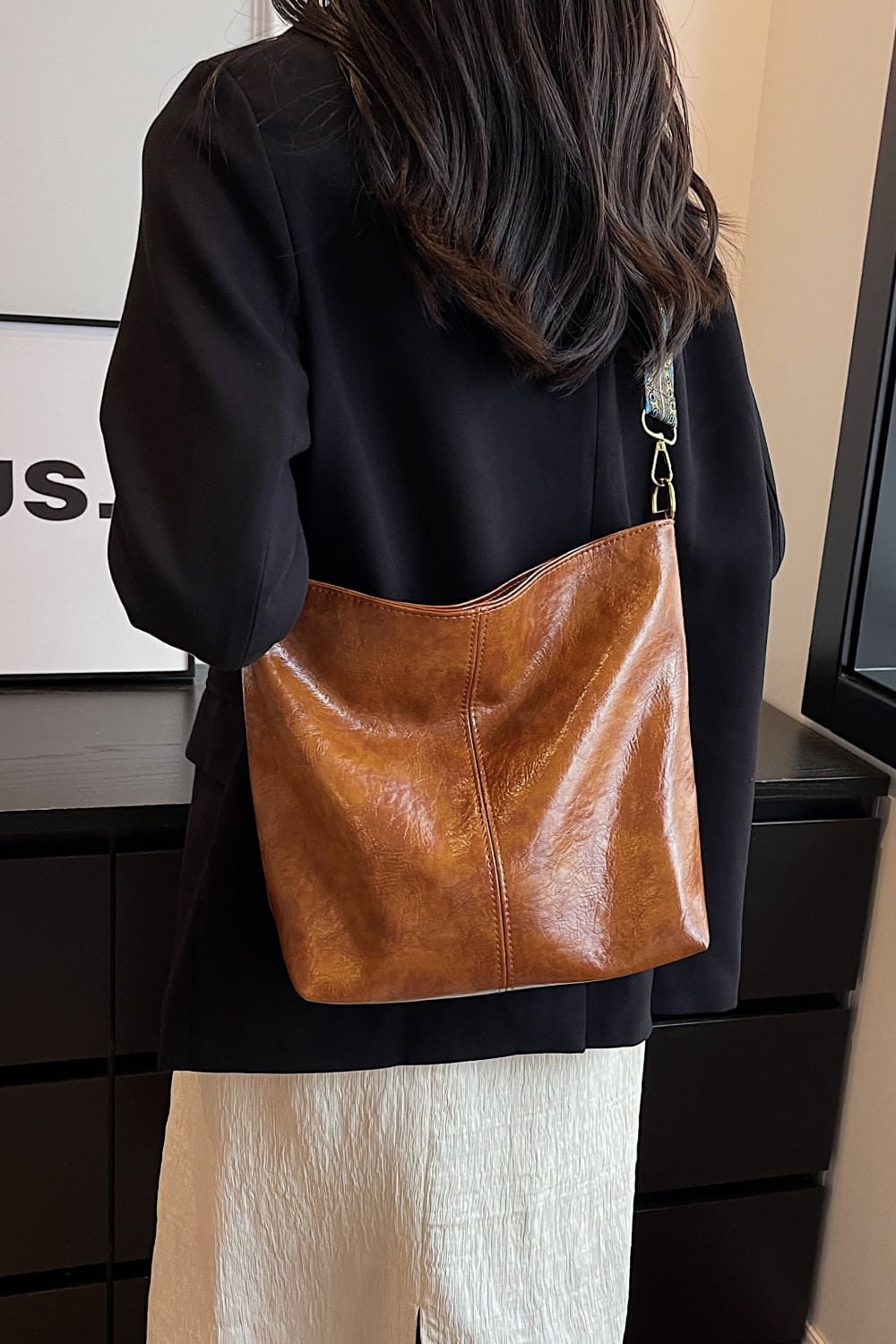 PU Leather Shoulder Bag Handbags- Doll Fits