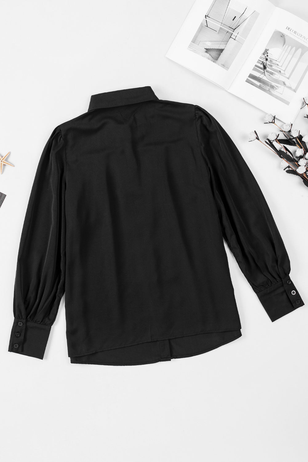Gathered Detail Puff Sleeve Shirt Shirts & Tops- Doll Fits