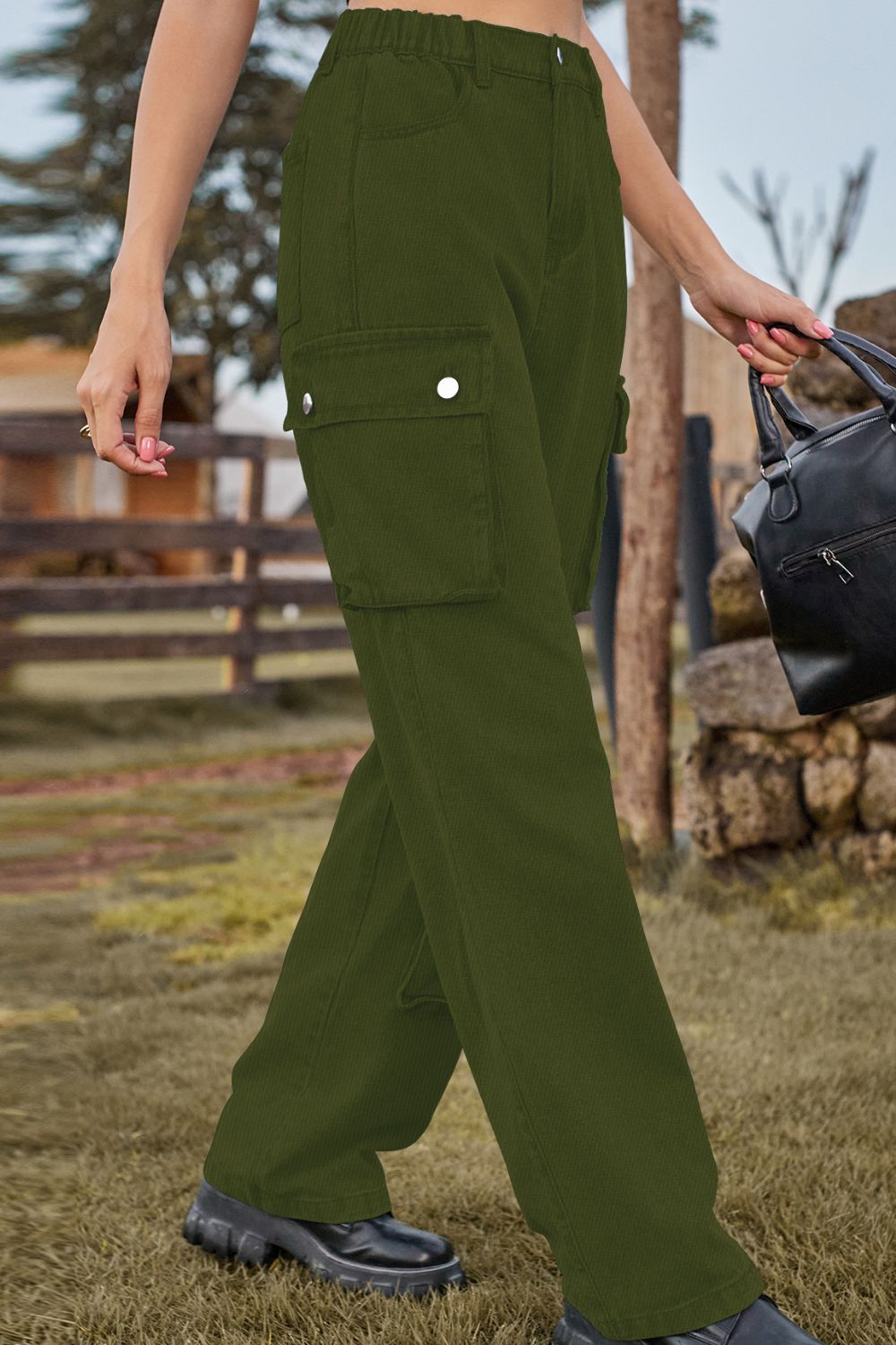 Loose Fit Long Jeans with Pockets - Doll Fits