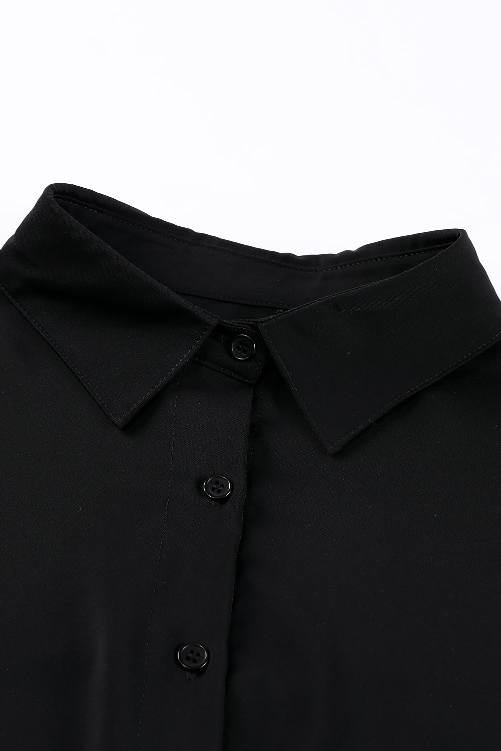 Three-Quarter Sleeve Slit Shirt Shirts & Tops- Doll Fits